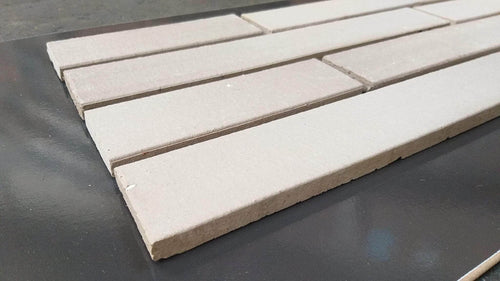 Plaquette Terre cuite naturelle Titane - 330 x 50 x 12 mm (2nd choix)