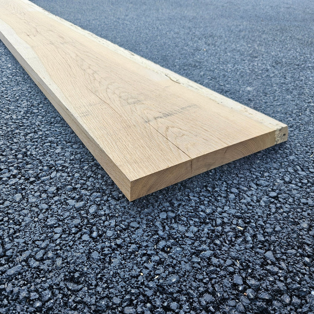 Plateau chêne bois massif - 2400 x 300 x 30 mm (raboté 2 faces)