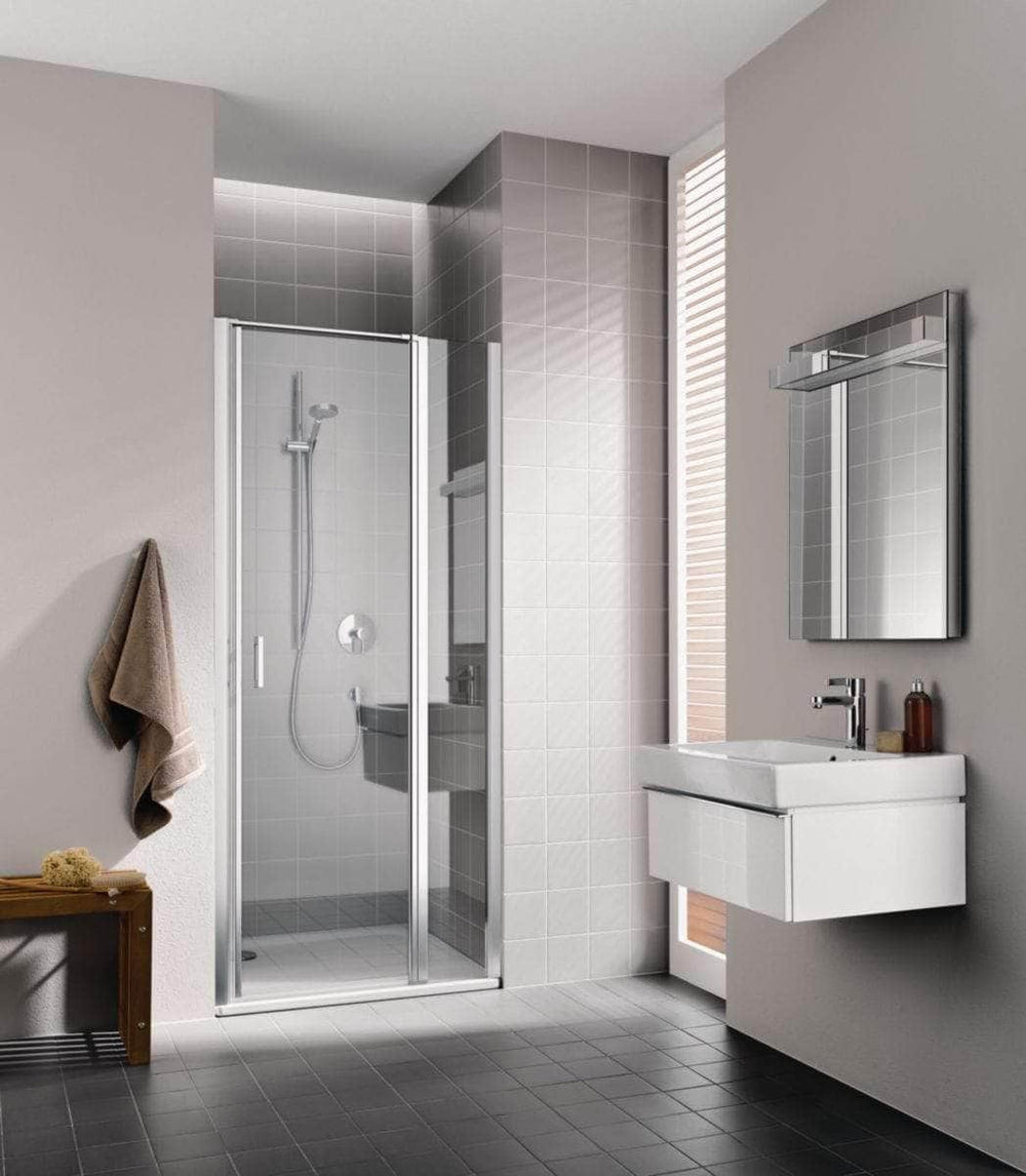 Porte de douche pivotante avec élément fixe CADA XS 1GR 12020 - Rothalux