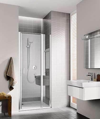 Porte de douche pivotante avec élément fixe CADA XS 1GR 12020 - Rothalux