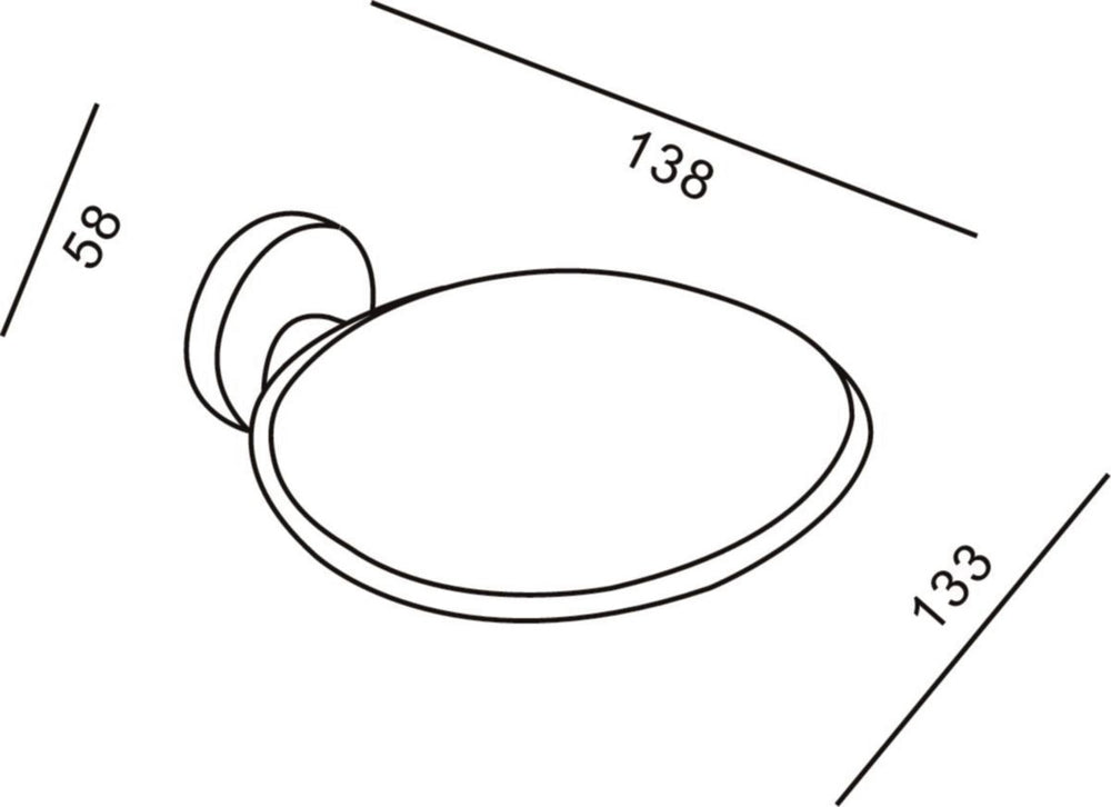 Porte - savon Alterna Rondo coupelle