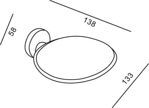 Porte - savon Alterna Rondo coupelle
