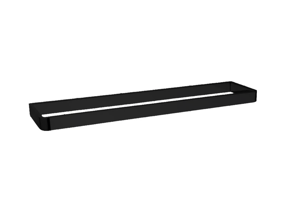 Porte serviettes fixe 350 mm noirt mat