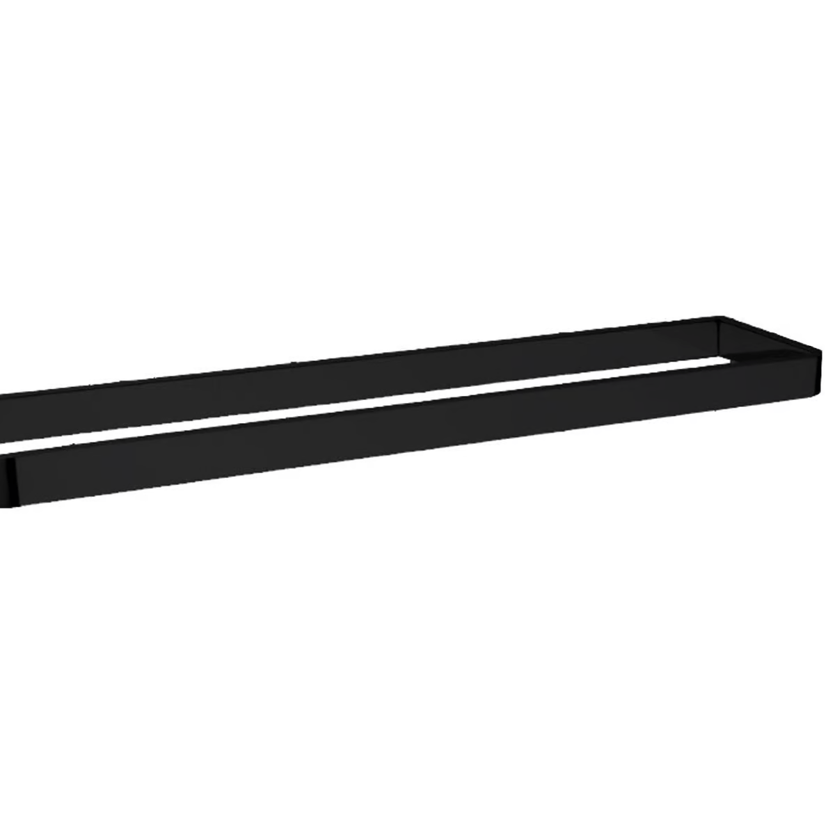 Porte serviettes fixe 600 mm noir mat