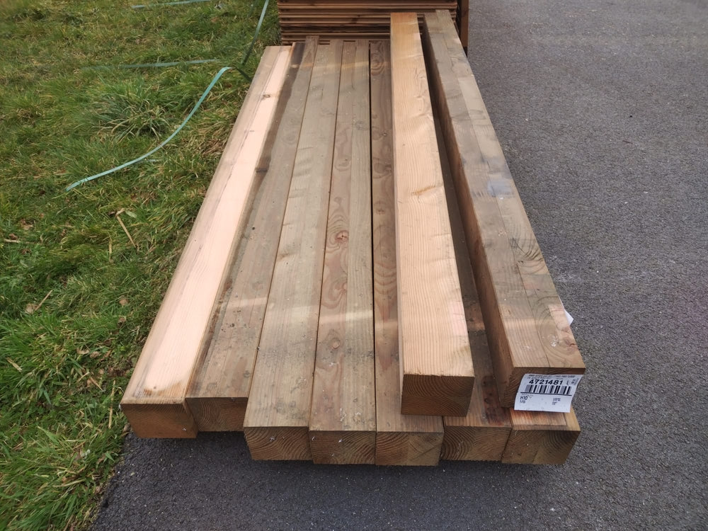 Poteau douglas naturel - 140x140 - L=2,40m (déclassé)