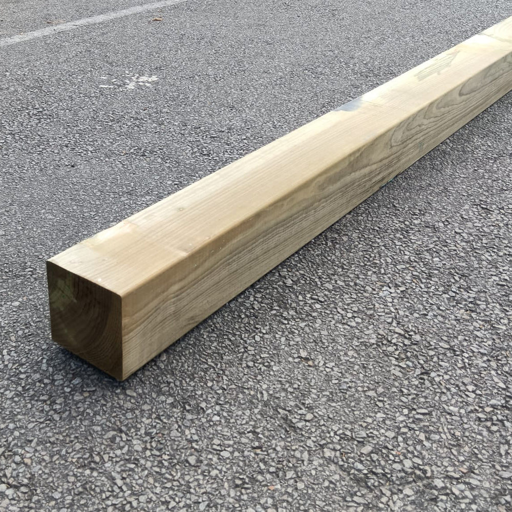 Poteau raboté pin classe 4 - 145x145 - L=3m