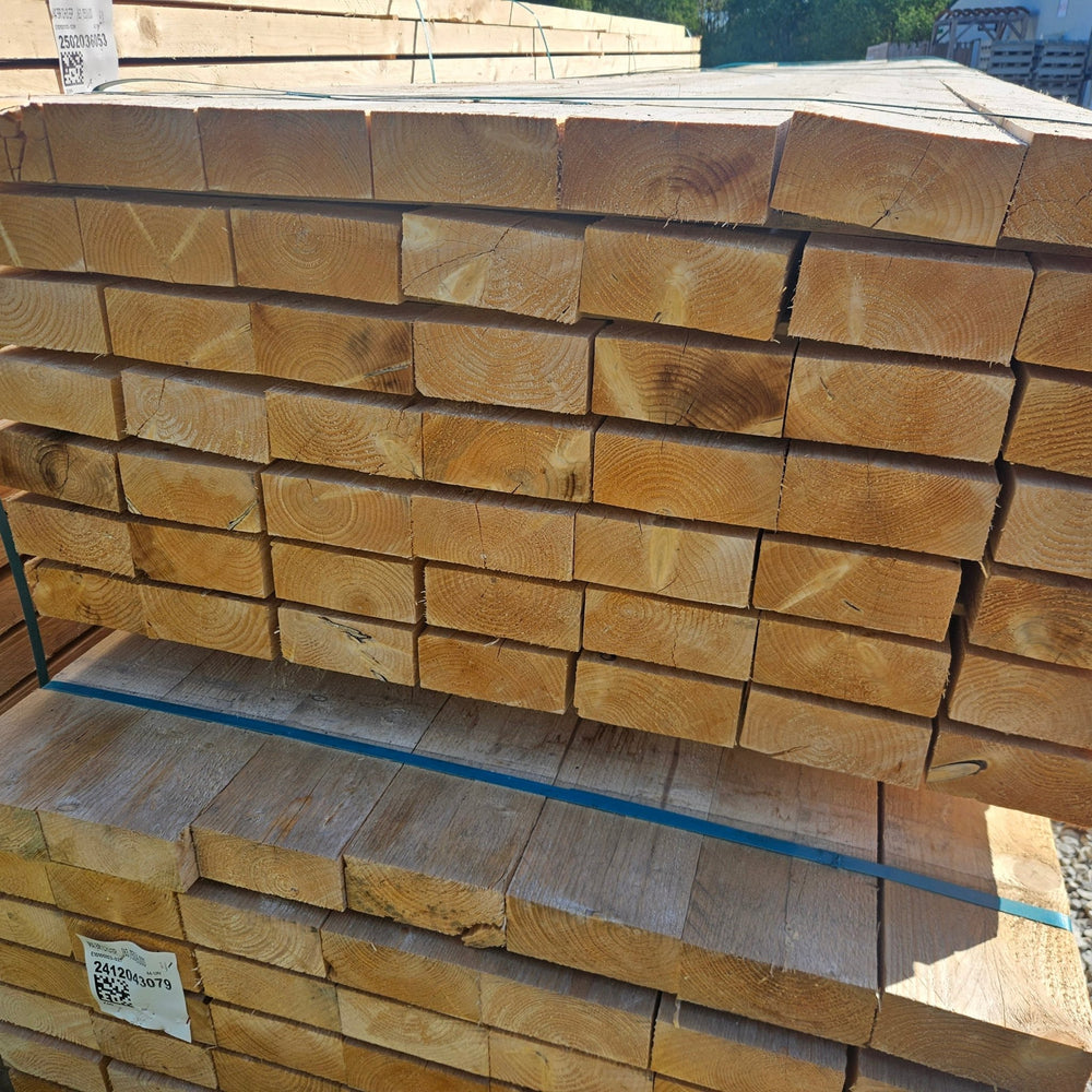 Poutre epicéa bois massif - choix 3 - 6000 x 150 x 63 mm (brut de sciage)