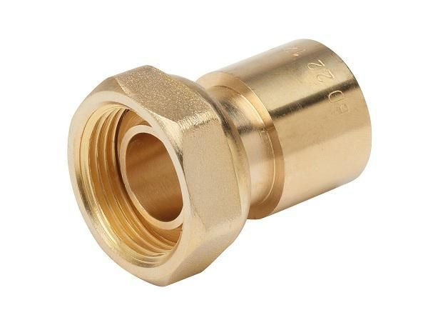 Raccord 2 pièces e 26x34 cu 22 (2) NF Réf. 0390413