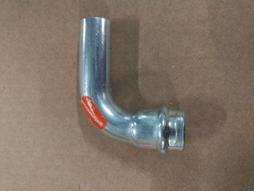 Raccord 90° à sertir galvanisé D18 ref VC12S Ecoline Press