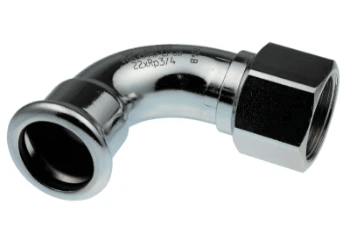 Raccord à réduire carbone coudé 90° FF 28 x 3/4 F VSH Xpress - Réf. 6200986