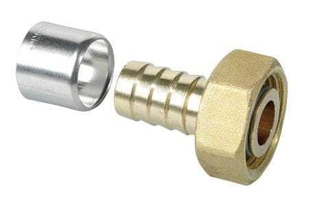 Raccord à sertir pour tube 16x1,5 avec écrou 3/4 Réf 523008S2A THERMACOME