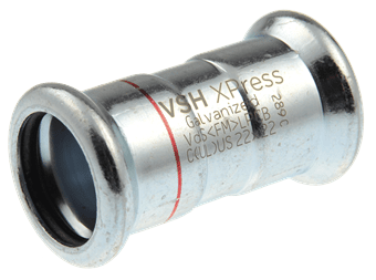 Raccord carbone droit VSH Xpress FF D88.9 x 88.9 mm - Réf. 6206211