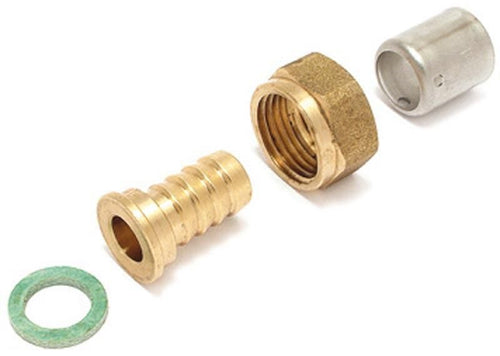 Raccord droit femelle écrou libre Altech 16x3/4 (x5) pour tube multicouche