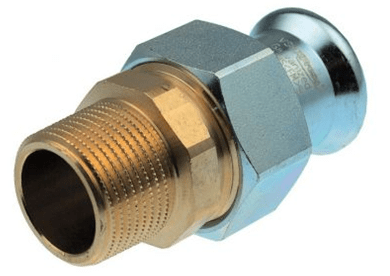 Raccord galvanisé FF D18 x 3/4 Presse V Ecoline