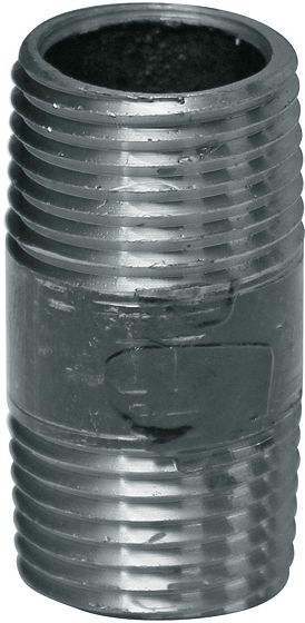 Raccord mamelon MM 1/2 x 1/2 - 60 mm Atusa Noir ESN - Réf. ESNG000406