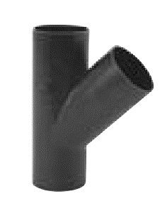 Raccord PVC en Té 45° - 90 x 40 x 90 mm - Wavin PE