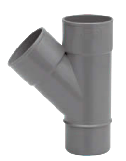 Raccord PVC en Té 45° MFF 50 x 40 x 50 mm Eupen Eucarigid - RA - Réf. RO2000095