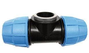 Raccord T femelle 25 - 20x27 taraudé polypropylène 1009025 réf 1009025 SFERACO