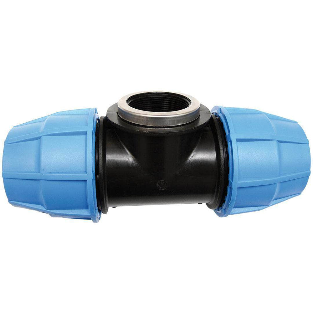Raccord T femelle 25 - 20x27 taraudé polypropylène 1009025 réf 1009025 SFERACO
