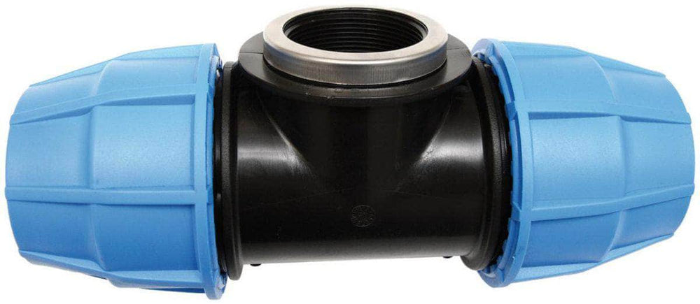 Raccord T femelle 25 - 20x27 taraudé polypropylène 1009025 réf 1009025 SFERACO