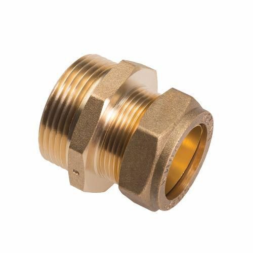 Raccord union à compression J500 droit mâle D16 - 20X27 pour tube cuivre Réf. U0410CO302FFP1 CONE