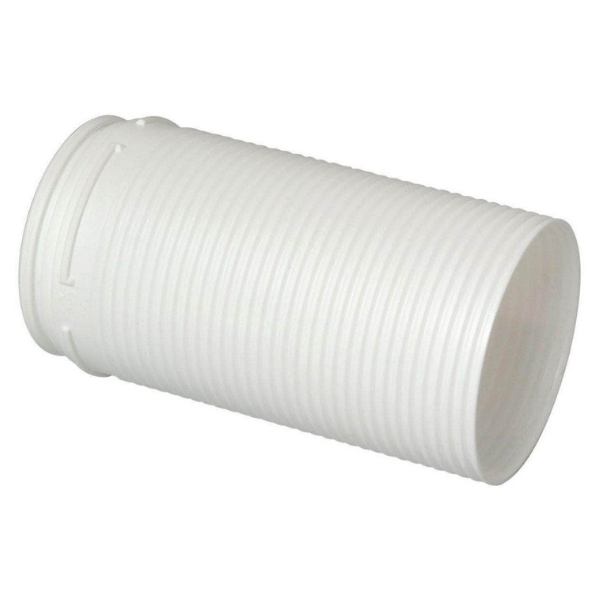 Rallonge Minigaine blanc équivalent D80 longeur 150 11023046 ALDES