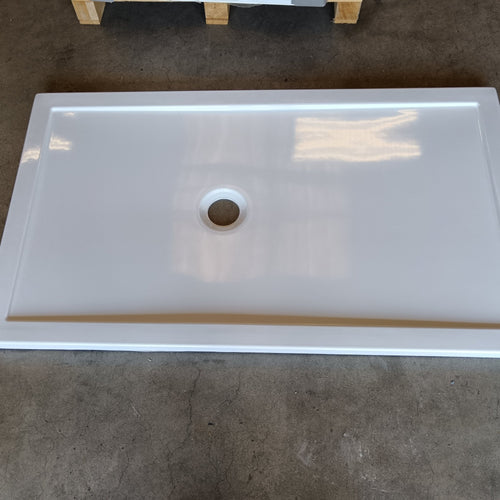 Receveur de douche Olympic plus 140x80 cm hauteur 4,5cm blanc - Novellini