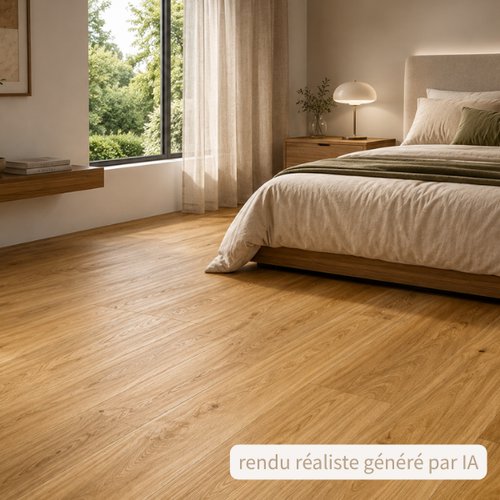 Contrecollé Home Scala Chêne - Verni Mat 2 chanfreins - 11(2,7) x 130 x 400-2200 (qualité Premier Bis)