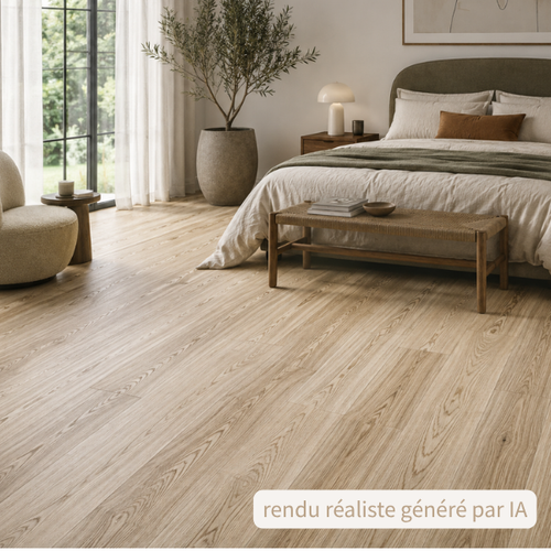 Contrecollé Home Scala Chêne - Verni Incolore 2 chanfreins - 11(2,5) x 145 x 400-2200 (qualité Premier Bis)