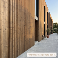 Bardage Epicea Classe 3 Thermowood - 26x134 - L=2,4m (Profil Femma)