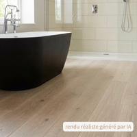 Lot de 14,26m2 de contrecollé Lindura MEISTER 8922 chêne Naturel Champagne Brossé Verni ultramat (Gamme HD 400)