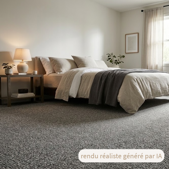 Dalle moquette gris / marron - 500 x 500 mm Heuga 530