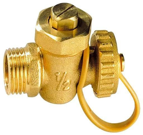 Robinet à boisseau mâle + bouchon 20X27 60320 THERMADOR