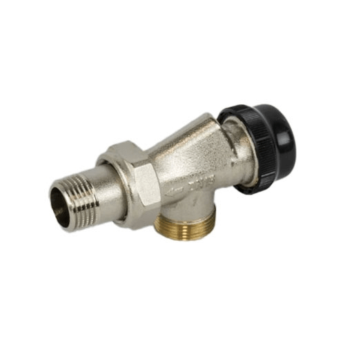 Robinet de radiateur Begetube 1/2 x EK équerre inversée avec valeur kv réglable - Réf. 135040055