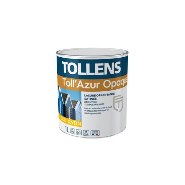 Lasure Tollens Azur Opaque Blanc 3 Litres