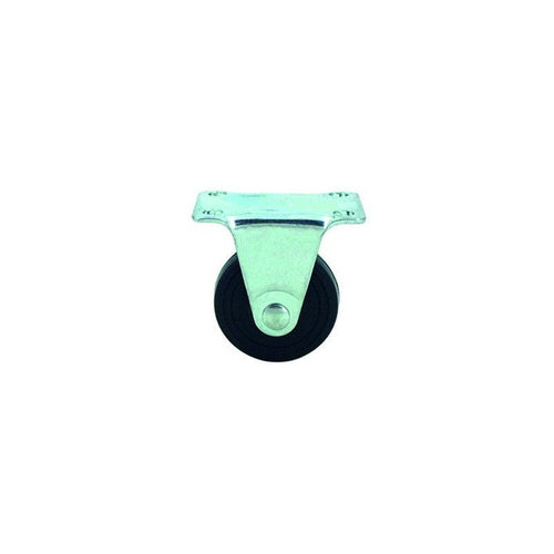 Roulette Fixe Galet Caoutchouc Gris Diam 35 mm Caujolle