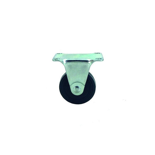 Roulette Fixe Galet Caoutchouc Gris Diam 42 mm Caujolle