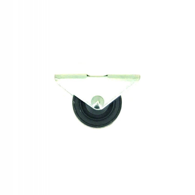 Roulette Fixe Hauteur Reduite Galet plastique Gris Diam 30 mm CAUJOLLE