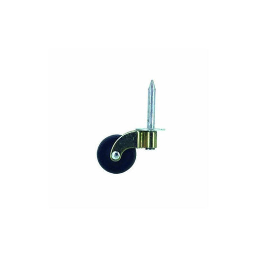 Roulette Pivotante Chape Laiton Galet plastique Diam 29 mm Caujolle