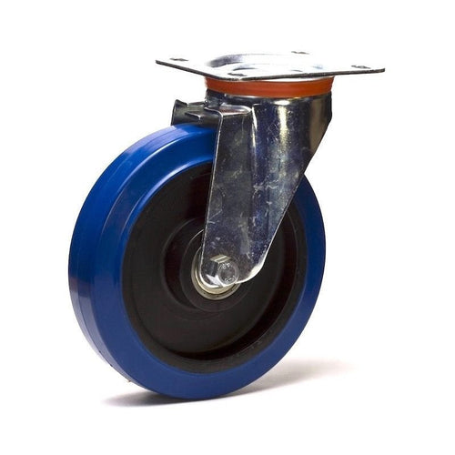Roulette Pivotante En Caoutchouc Souple Diamètre 160Mm Charge 300 Kg - S76As 160