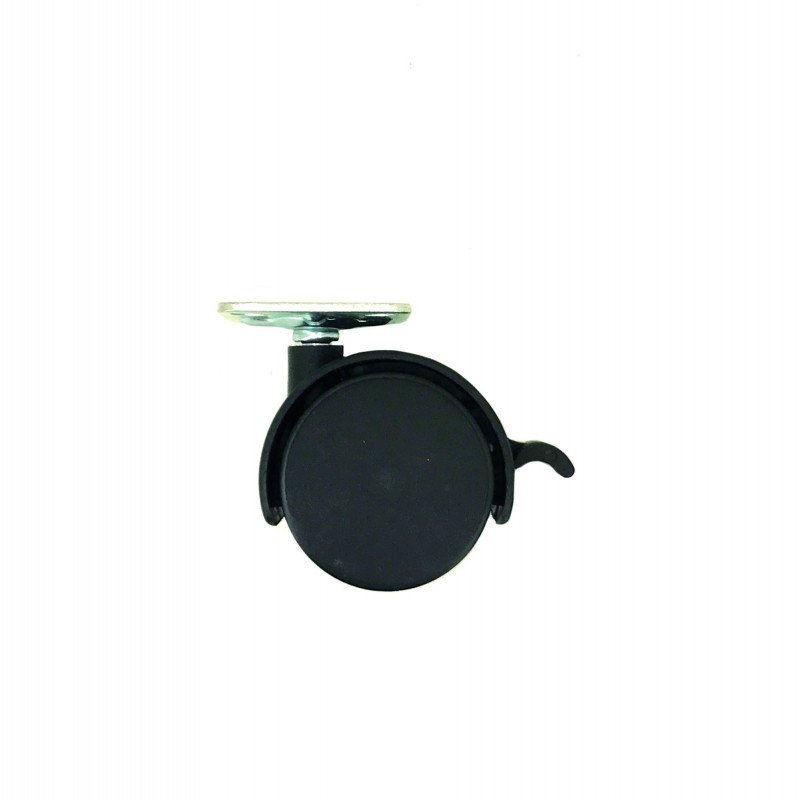 Roulette Pivotante, Platine, Ø 50 Mm, À Frein Caujolle