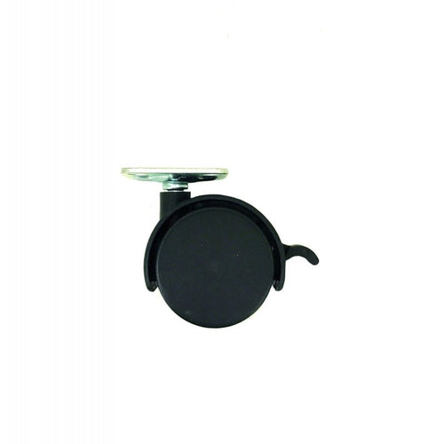 Roulette Pivotante, Platine, Ø 50 Mm, À Frein Caujolle
