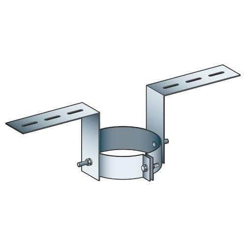 Support universel DUALIS EI diamètre 80 / 125 mm SUV80EI Réf. 17080165/0