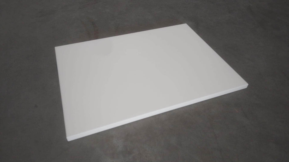 Tablette à insert, laqué blanc mat 56x41 cm ep 18mm DETREMMERIE 45T12B060S/71 - Réf. DETREMMERIE 45T12B060S/71