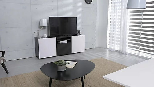 Tablette bois aggloméré mélaminé blanc brillant - 2500 x 300 x 18 mm