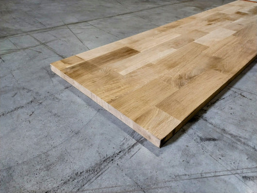 Tablette Chêne - lamellée collée aboutée - 18x150x1200