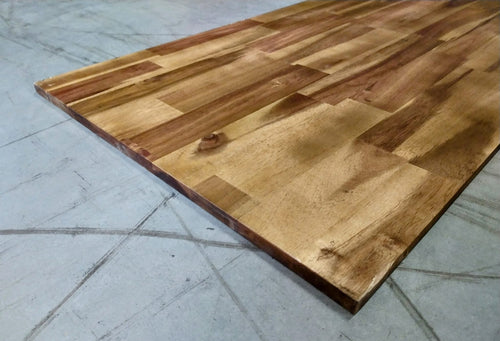 Tablette Lamellée collée abouté Acacia massif LC huilée 18x300x2000mm