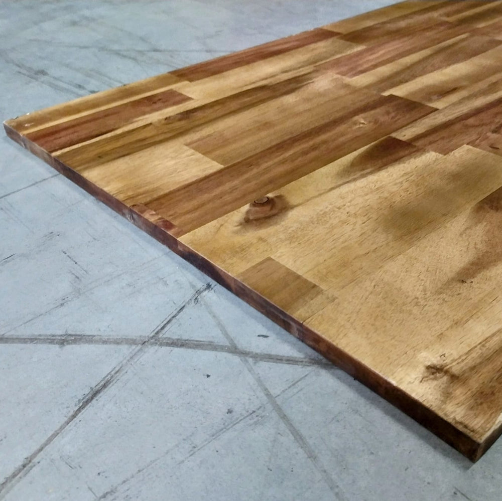 Tablette Lamellée collée abouté Acacia massif LC huilée 18x600x2500mm