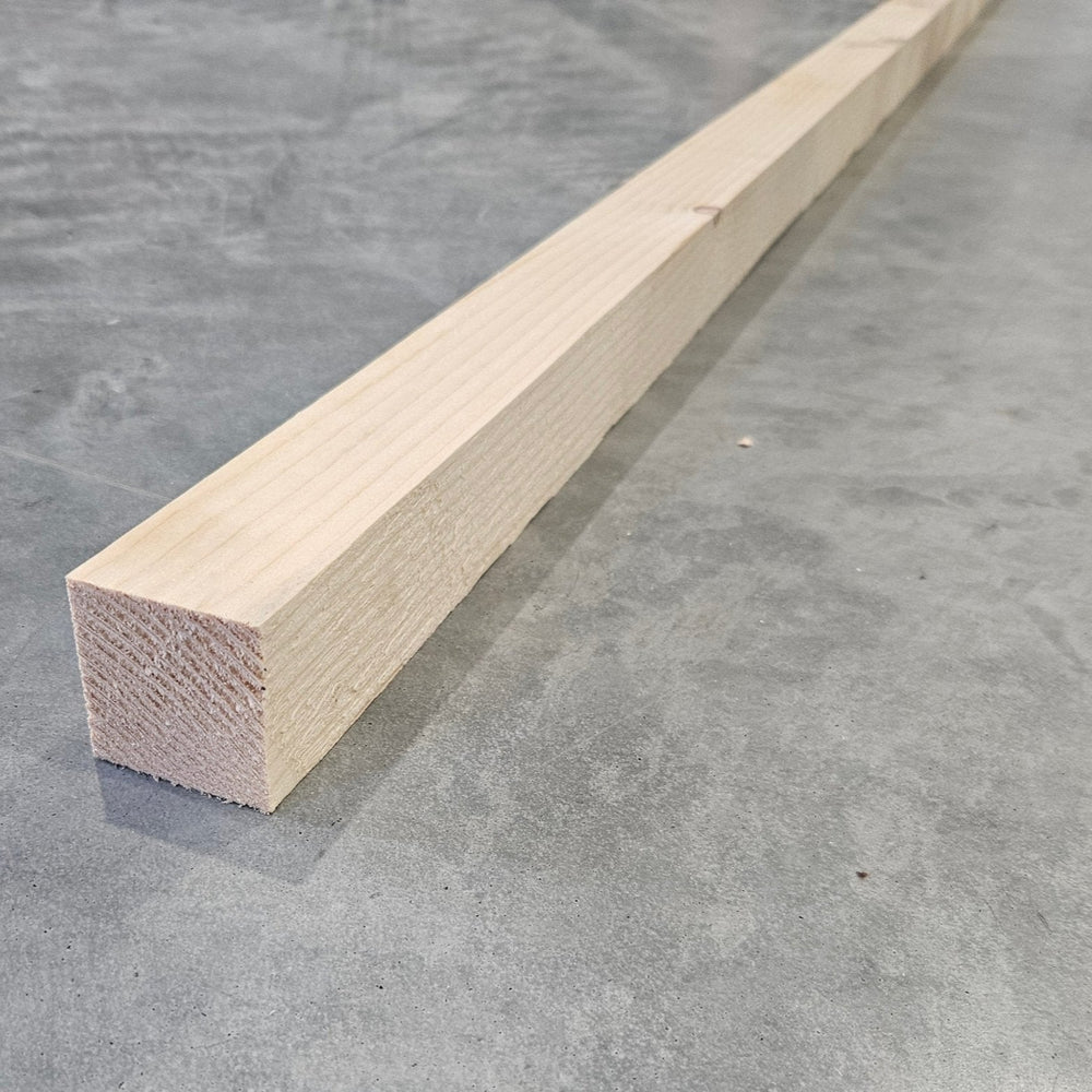 Tasseau epicéa bois massif - 50 x 50 - L=2m (raboté 2 faces)