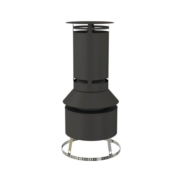 TERMINAL MITRON NOIR C9 D.80 + JT + collier régl. Réf. 97080975 TECHNAFLON